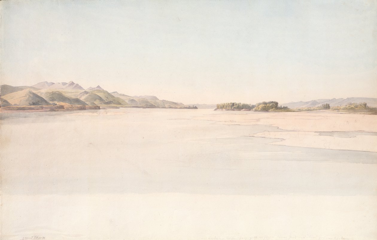 尼奥布拉拉河上密苏里州的大塔 作者 卡尔·博德默