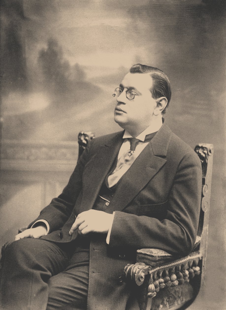 Arkady Timofeevich Averchenko 1881-1925，1913年 作者 卡尔·卡洛维奇·布拉