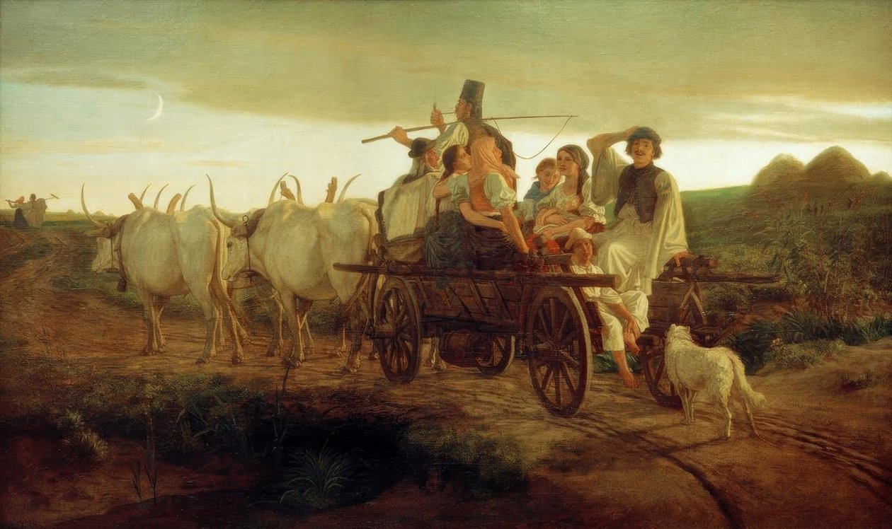 Ochsengespann 作者 卡尔·洛兹（Karl Lotz）