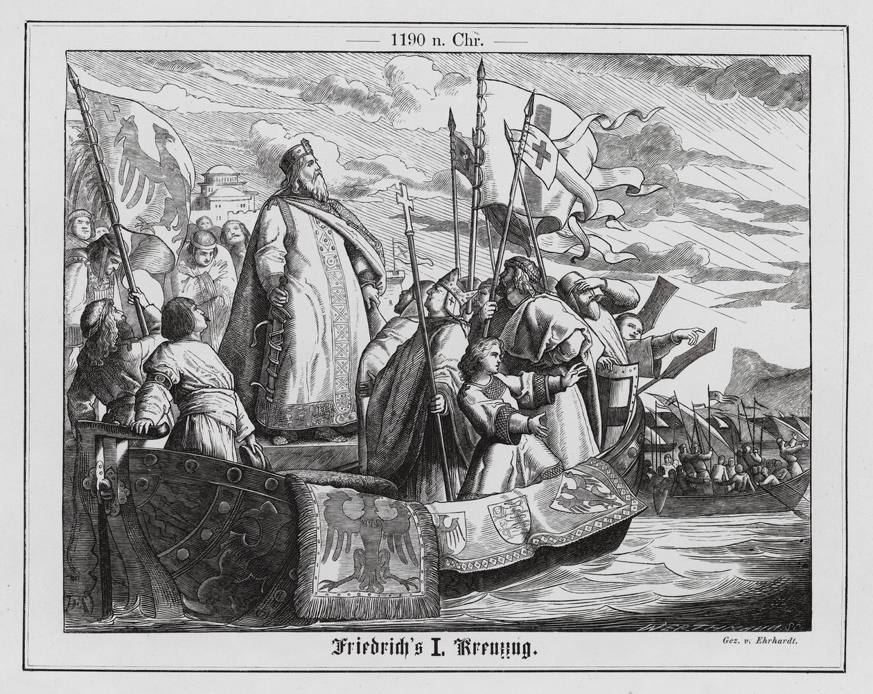 第三次十字军东征时的神圣罗马帝国皇帝腓特烈一世 作者 卡尔·路德维希·阿道夫·埃哈特