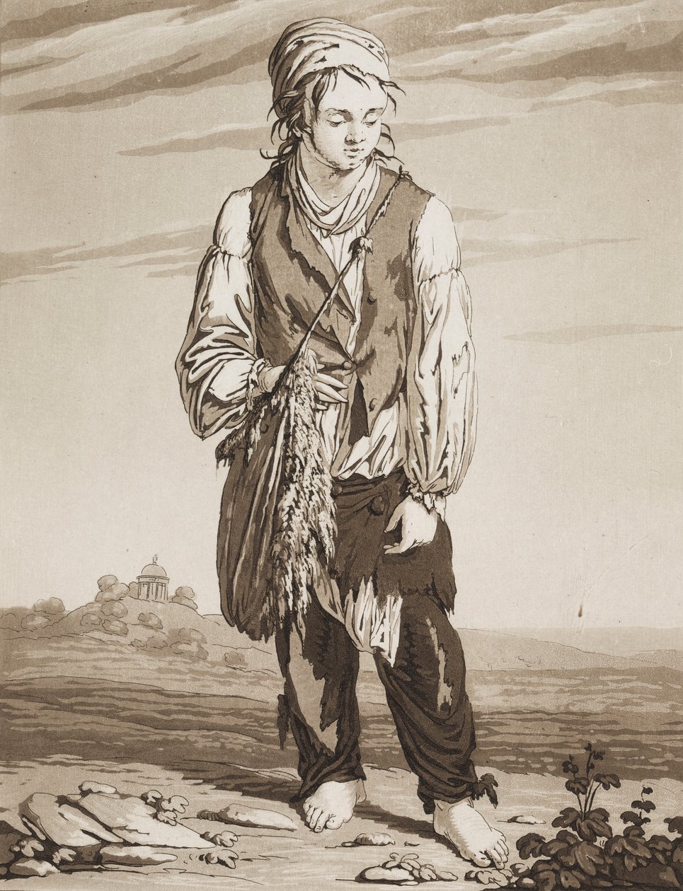年轻的乞丐 作者 卡尔·路德维希·伯恩哈德·布赫霍恩
