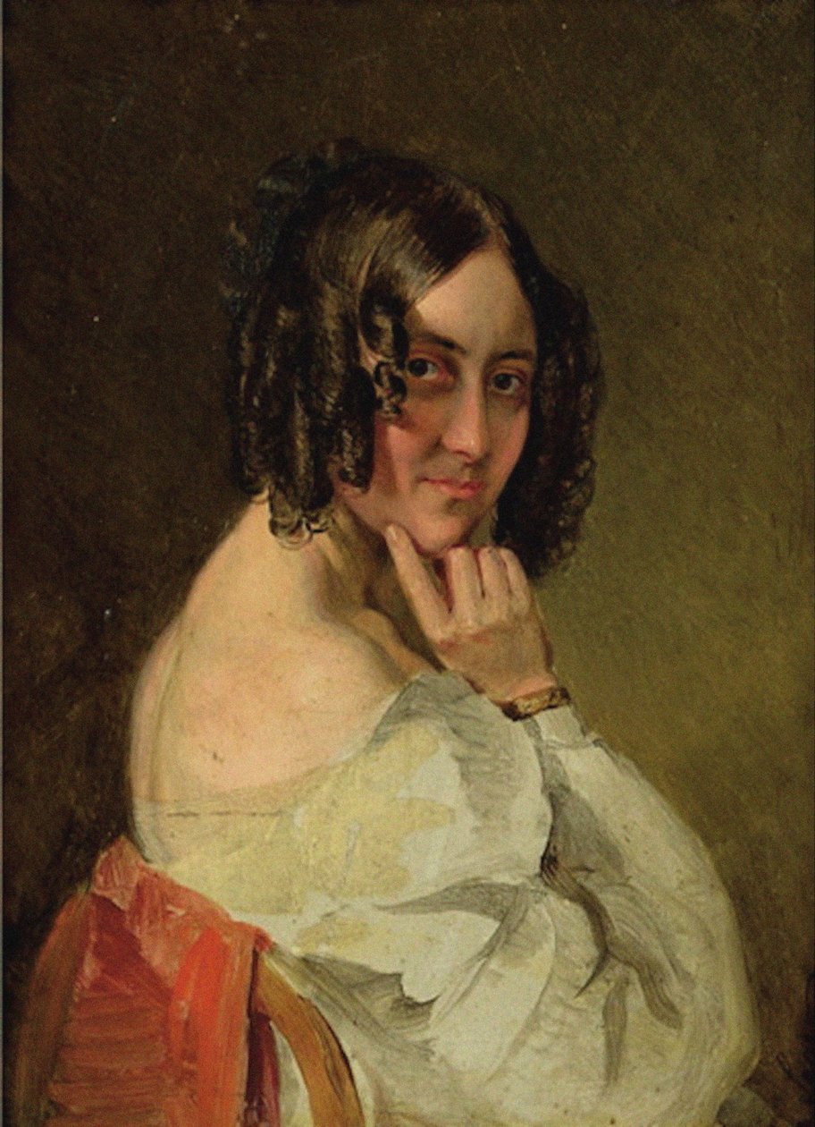 特蕾莎-冯-德罗斯迪克男爵夫人，名马尔法蒂，1792-1851。 作者 卡尔·萨尔