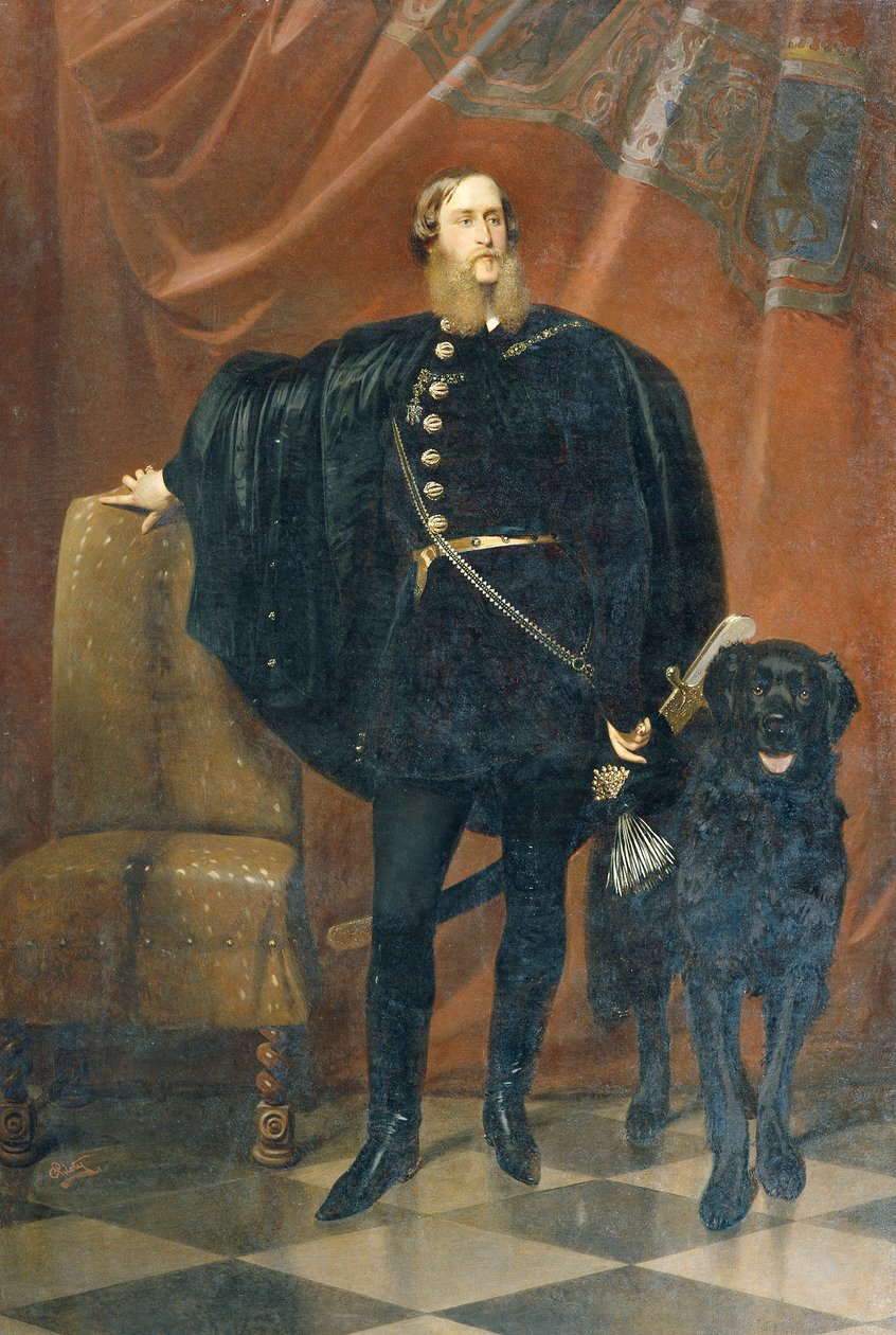 雅诺什-帕尔菲伯爵（1829-1908 年） 作者 卡尔·西奥多·冯·皮洛蒂