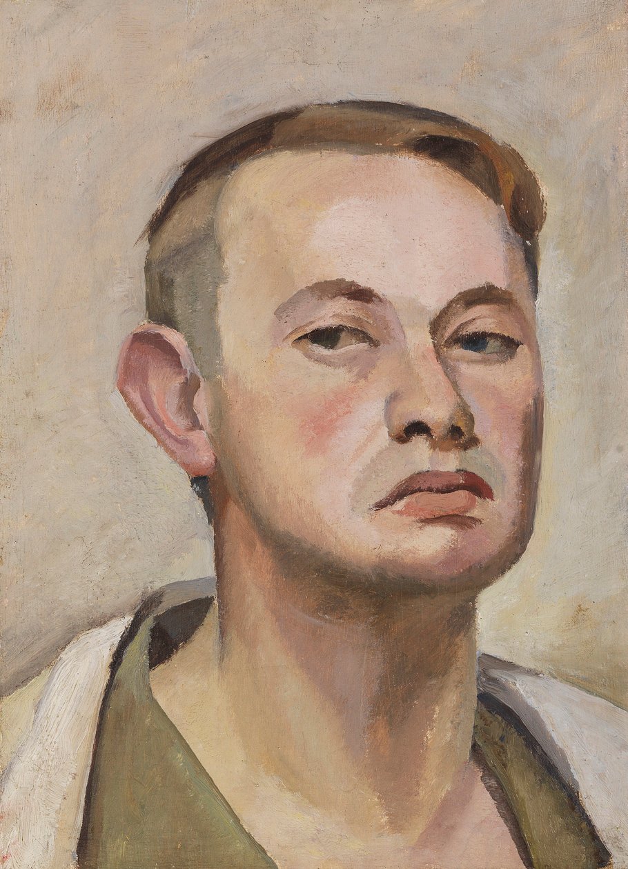 自画像c。 1925年。 作者 卡尔·特拉特
