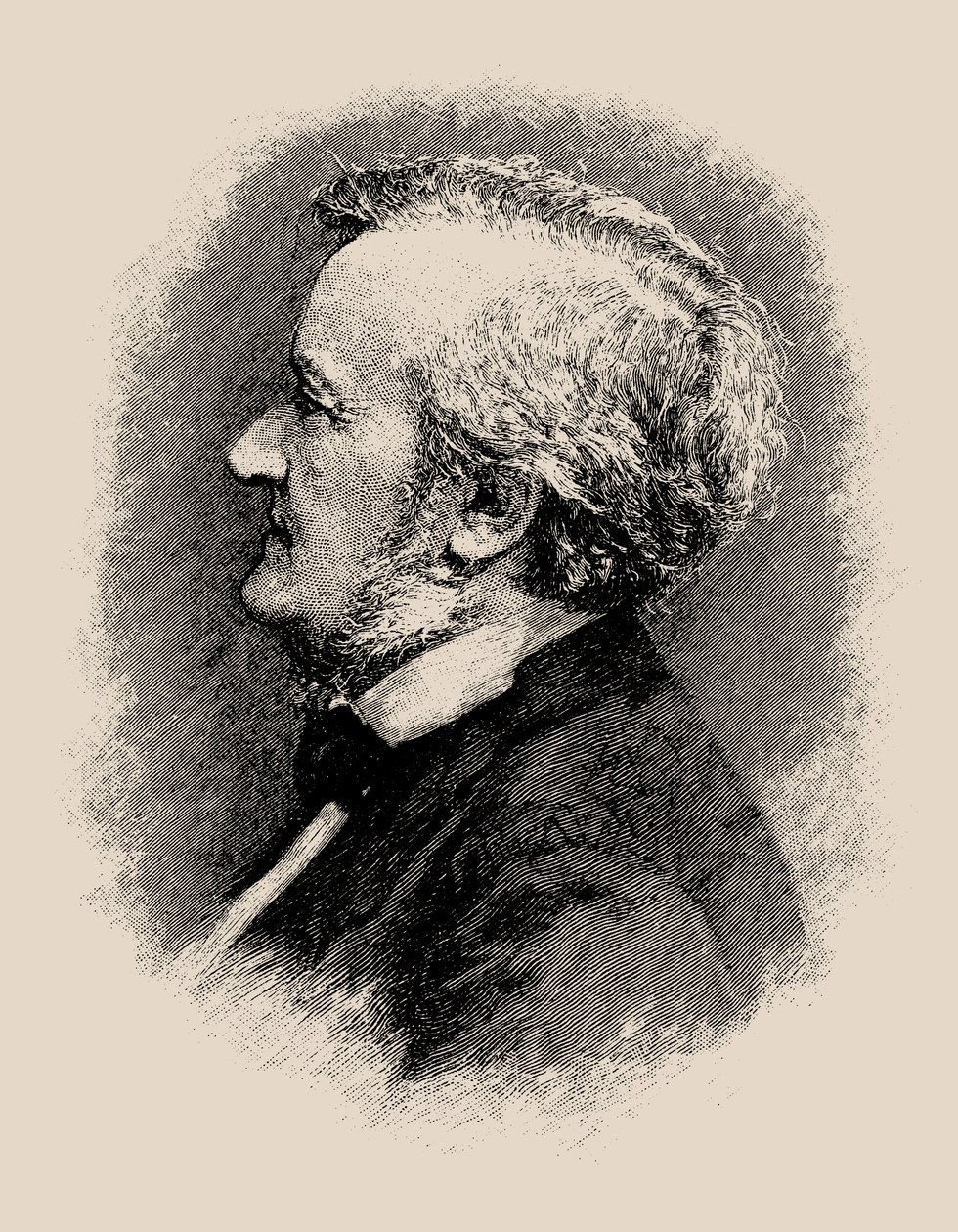 作曲家理查德·瓦格纳（Richard Wagner）的肖像1813-1883，1900年代至1910年代。 作者 卡尔·威廉·迪芬巴赫