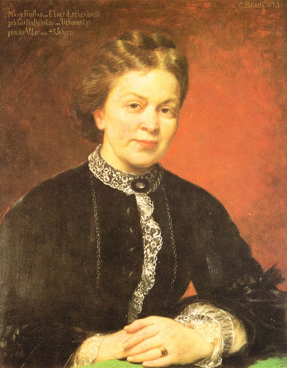 德语：Marie Freifrau von Ebner-Eschenbach 作者 卡尔·冯·布拉斯