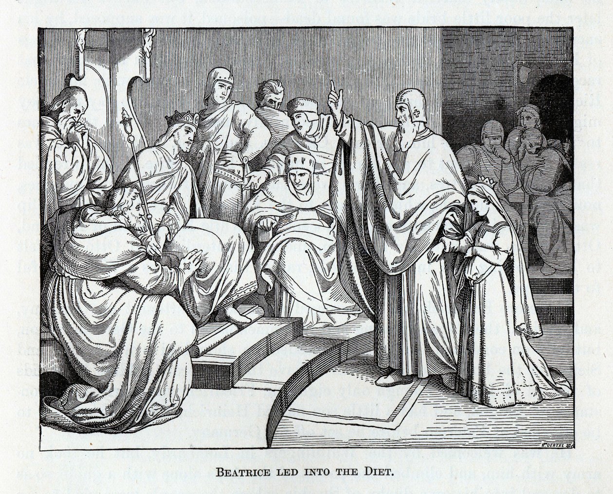 比阿特丽斯（Beatrice）进入国会，1882年 作者 卡斯珀·奥特尔