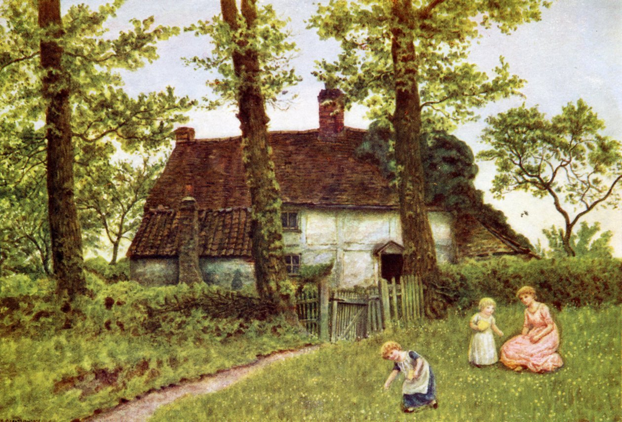 凯特格林纳威的萨里小屋。 作者 凯特·格林威（Kate Greenaway）