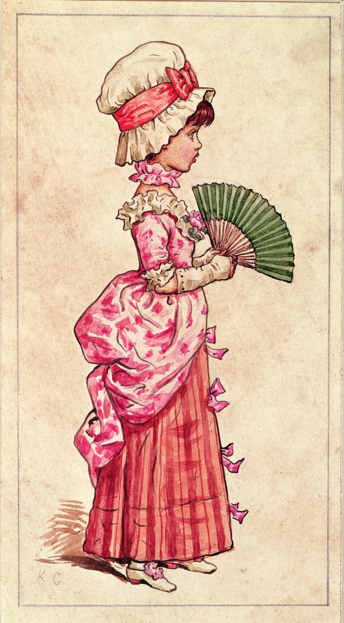 &39;圣的插图情人节&39;，1914年 作者 凯特·格林威（Kate Greenaway）