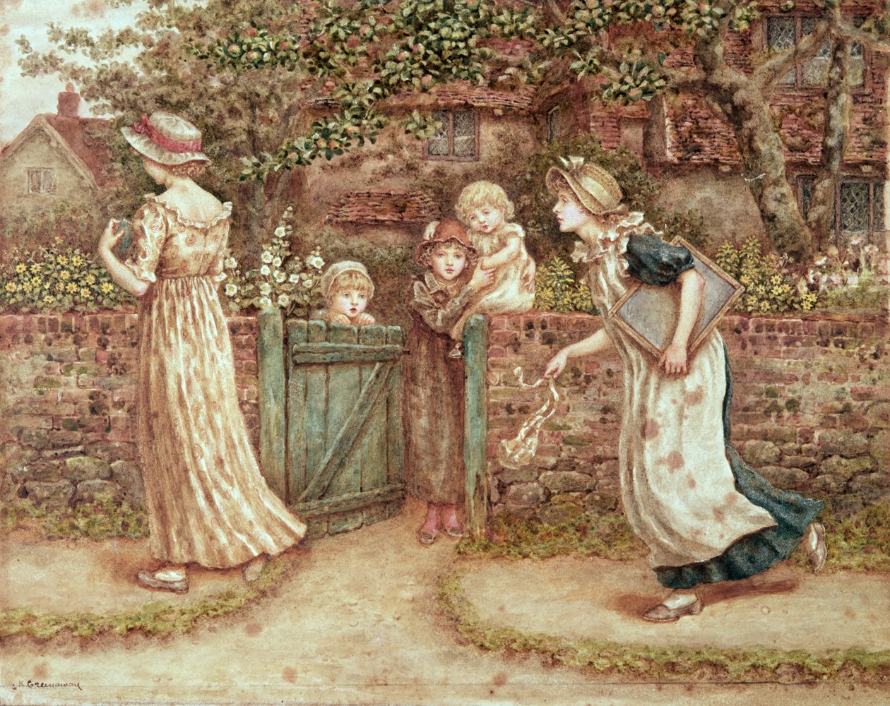 Lucy Locket失去了她的口袋 作者 凯特·格林威（Kate Greenaway）