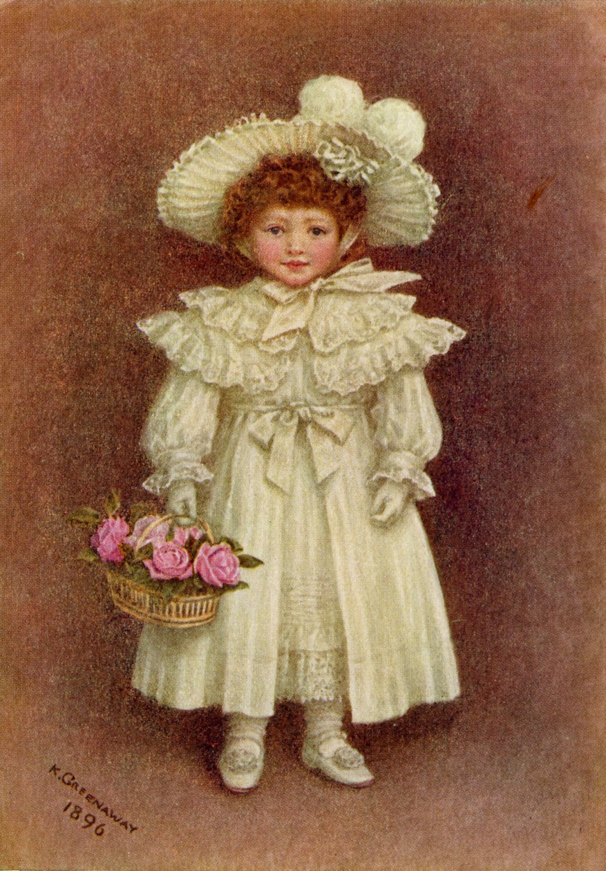 维拉伊芙琳塞缪尔，1896年由凯特格林纳威 作者 凯特·格林威（Kate Greenaway）