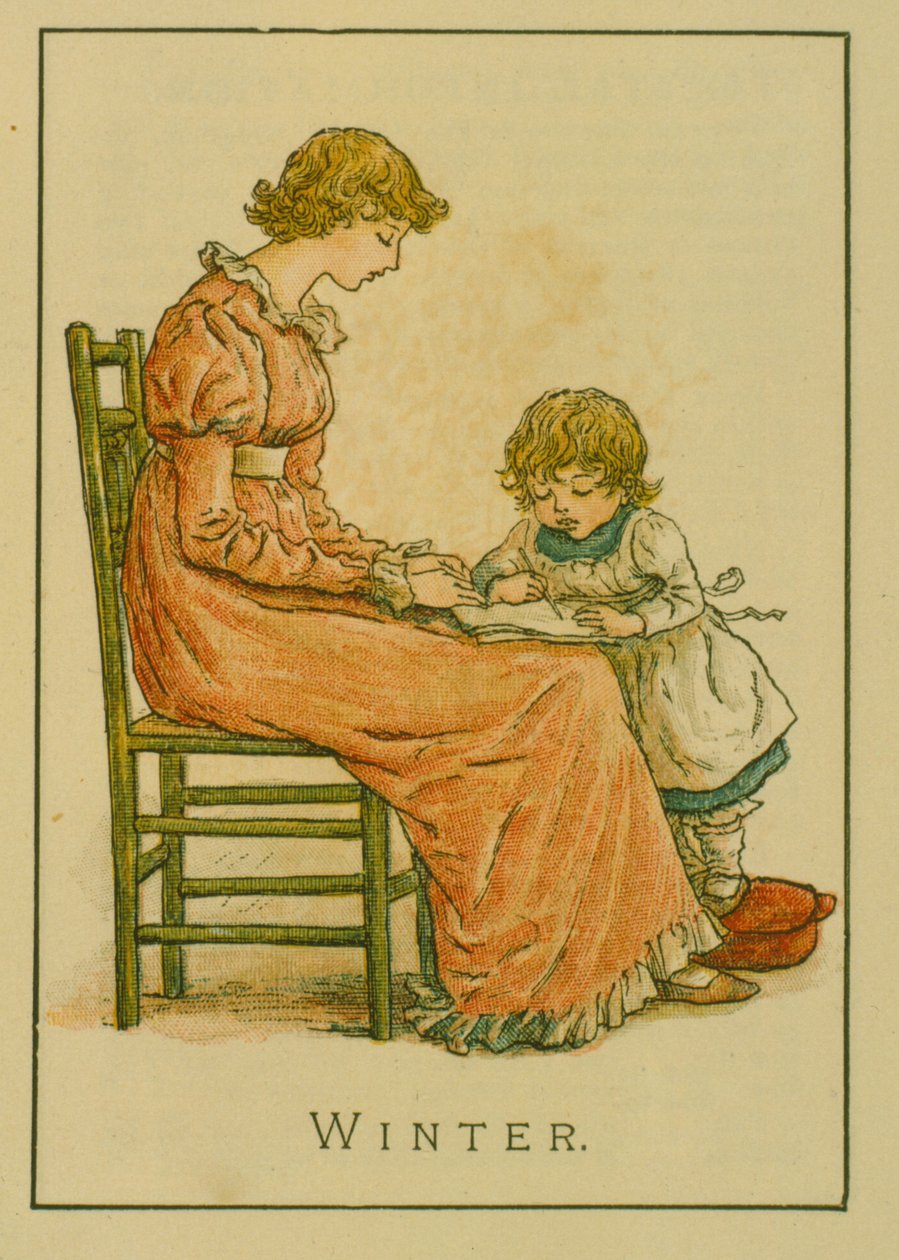 冬季 作者 凯特·格林威（Kate Greenaway）