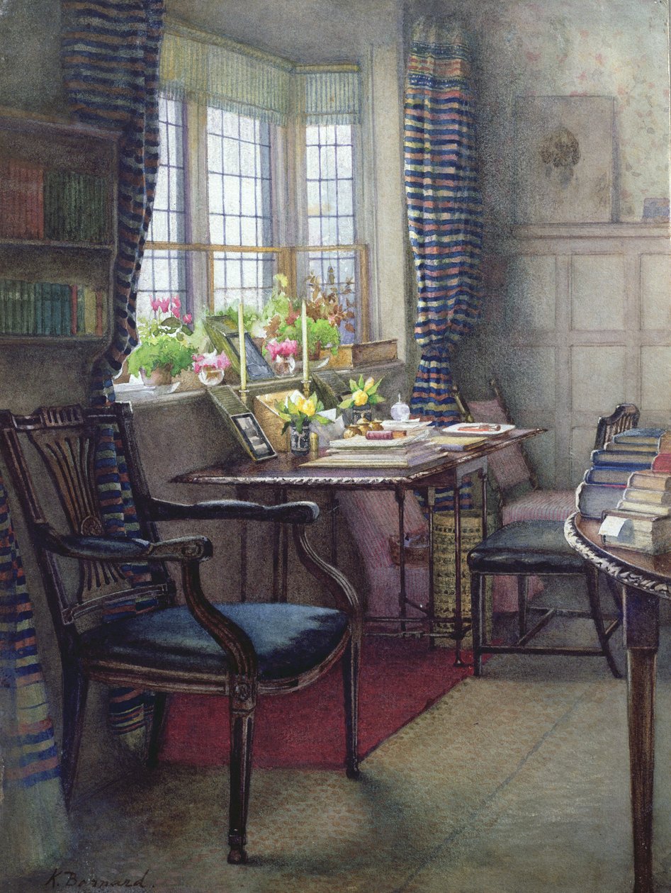 小屋橱柜，布雷，伯克郡，1890年 作者 凯特·巴纳德