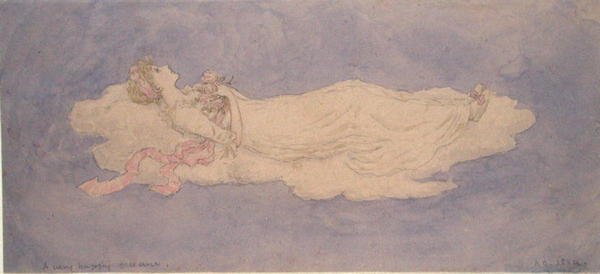 一个非常幸福的梦 作者 凯特·格林威（Kate Greenaway）