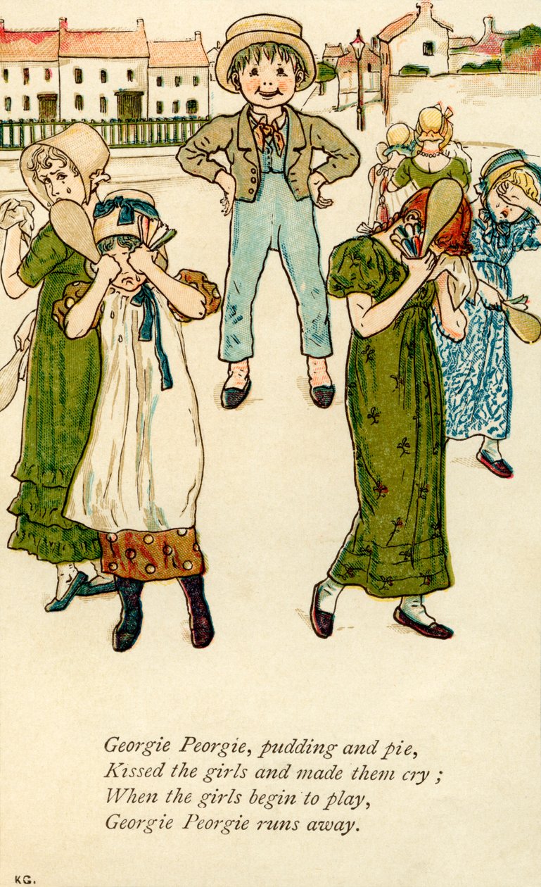 Georgie Peorgie布丁和 作者 凯特·格林威（Kate Greenaway）