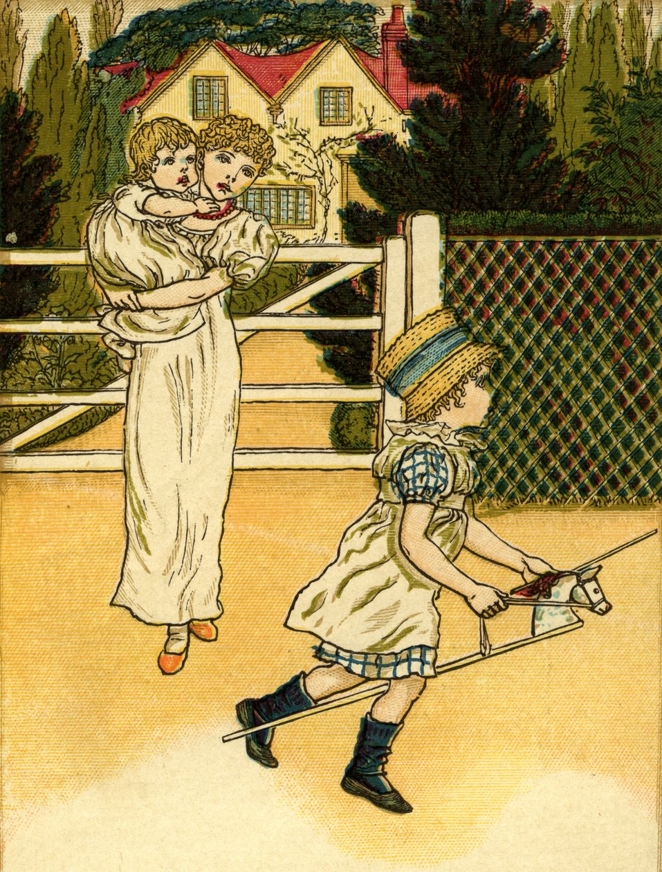 骑公马图解 作者 凯特·格林威（Kate Greenaway）