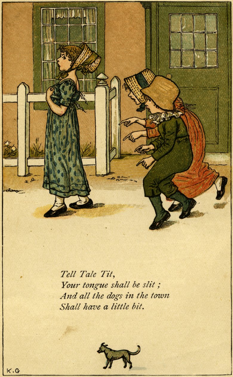 讲故事的山雀托儿所 作者 凯特·格林威（Kate Greenaway）