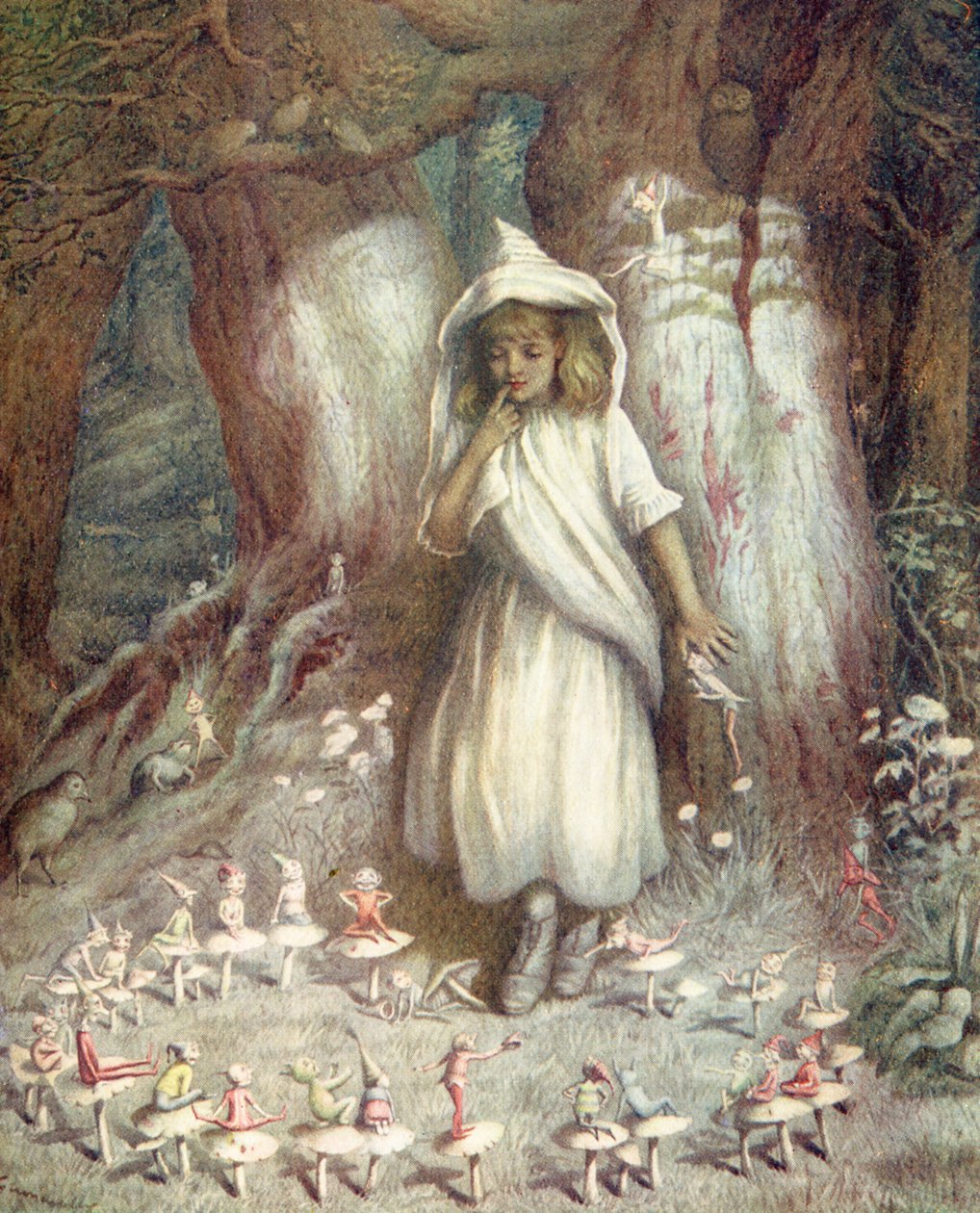 凯特格林纳威的精灵戒指。 作者 凯特·格林威（Kate Greenaway）