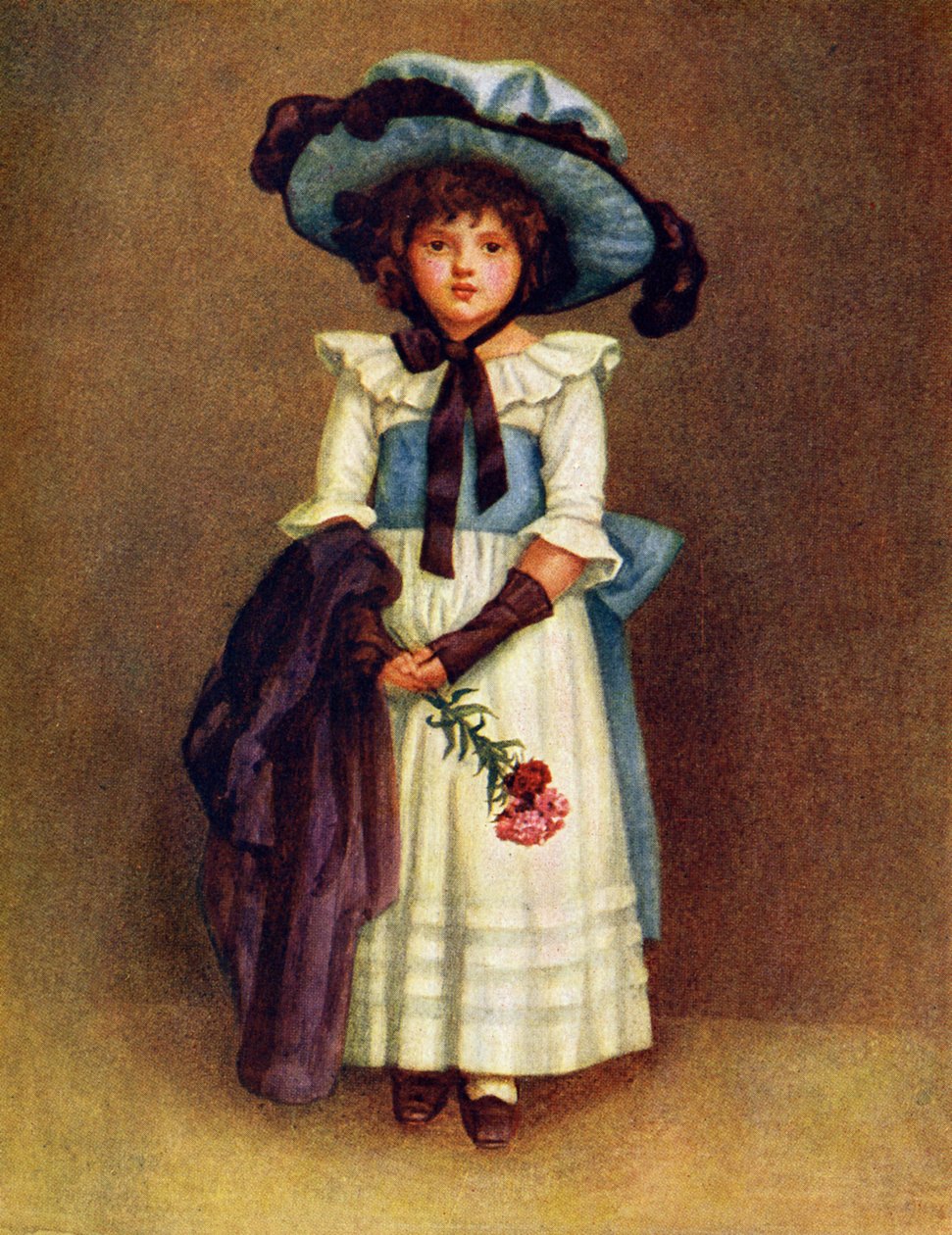 凯特格林纳威的小模特。 作者 凯特·格林威（Kate Greenaway）