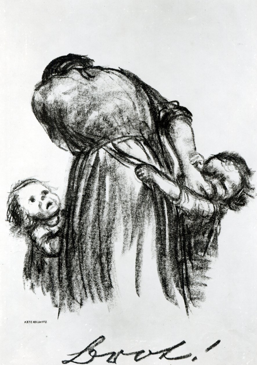 面包！，1924年 作者 凯特·珂勒惠支