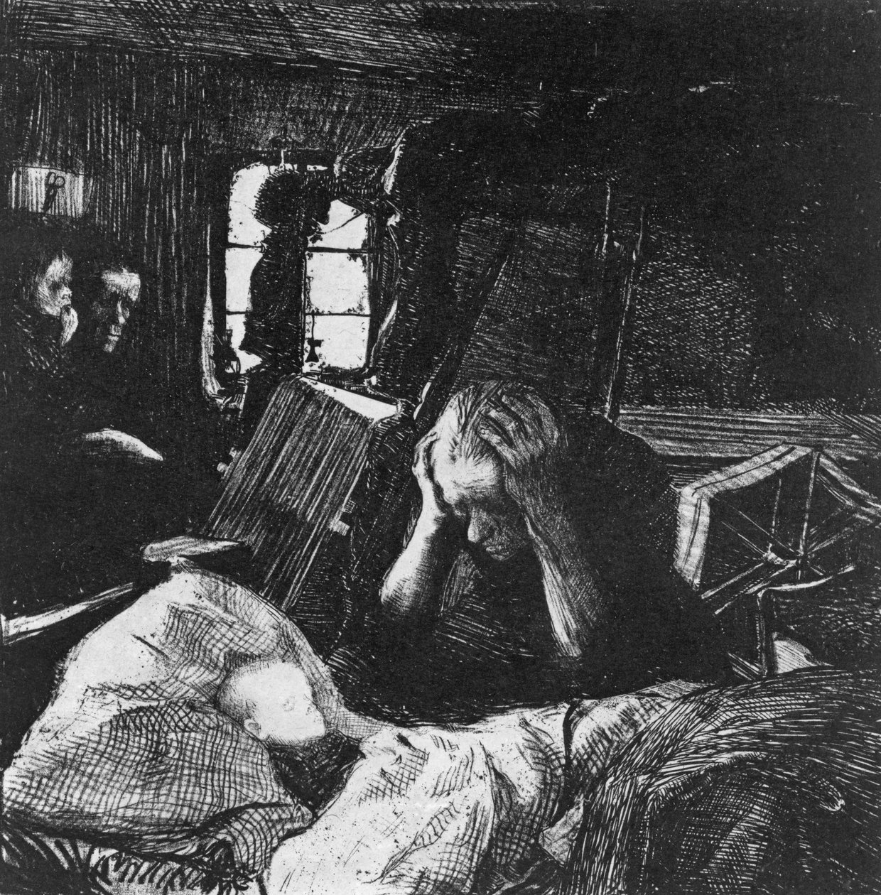 需要，1897年 作者 凯特·珂勒惠支
