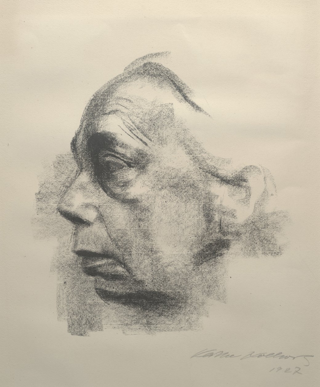 自画像，1927年 作者 凯特·珂勒惠支