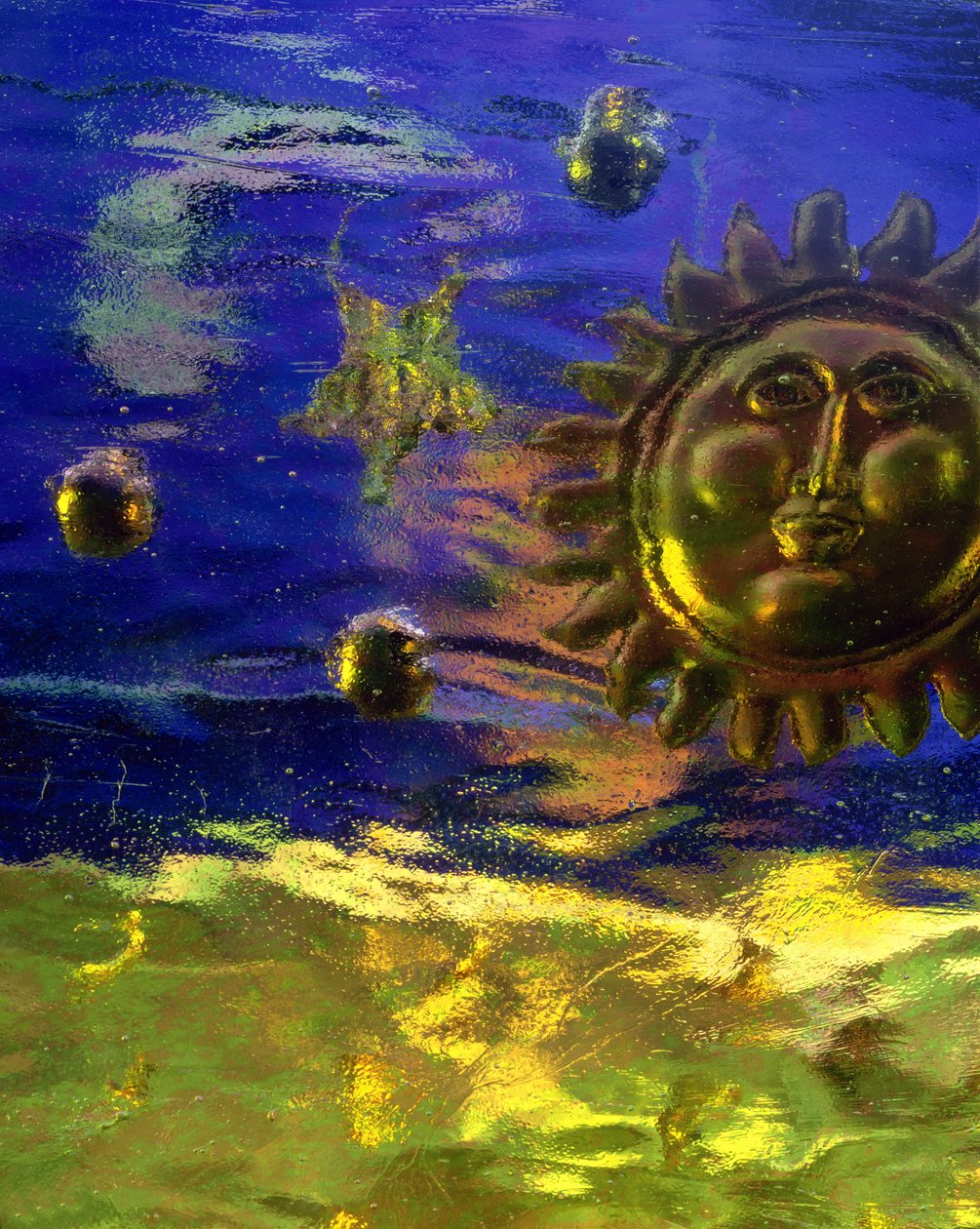 蓝色和金色太阳 作者 凯瑟琳·福塞特