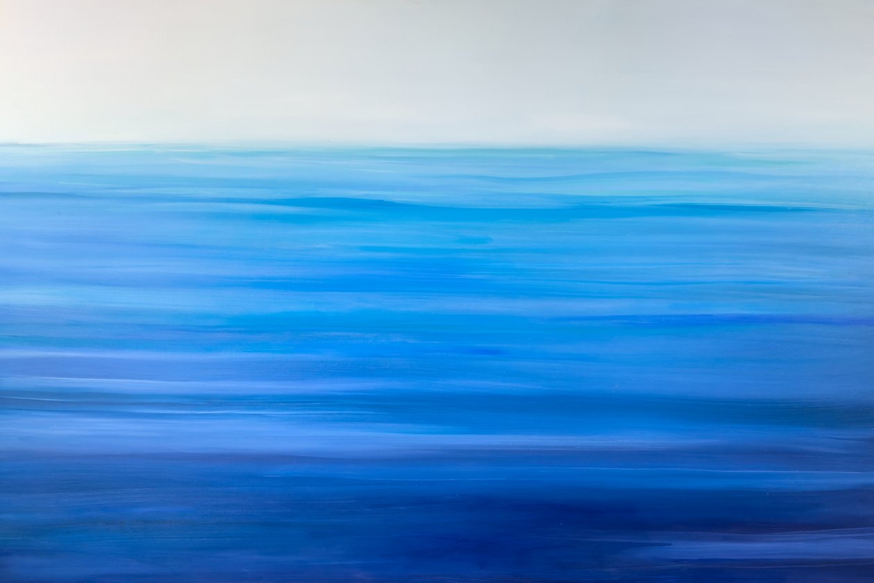 海洋棱镜》，2016 年（布面油画） 作者 凯蒂·雷·沙伊特