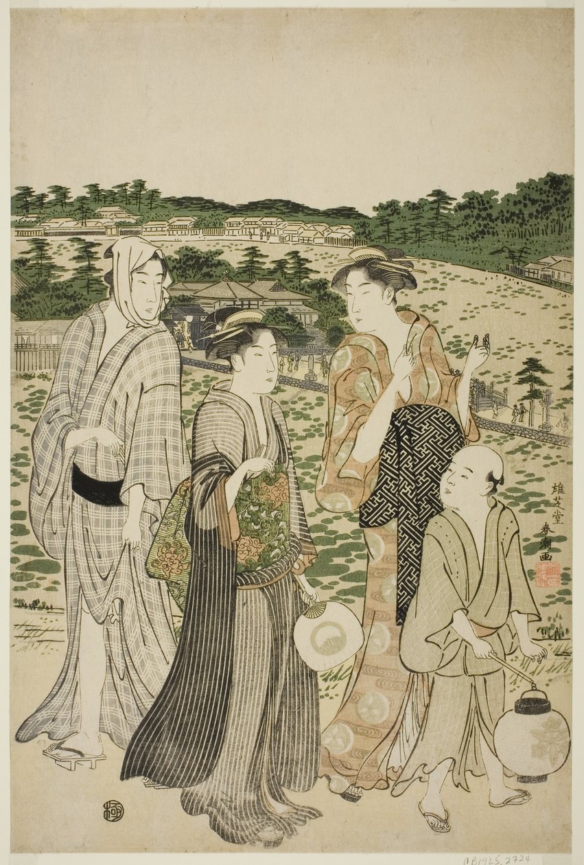 不忍池的弁天神社 作者 胜川俊町