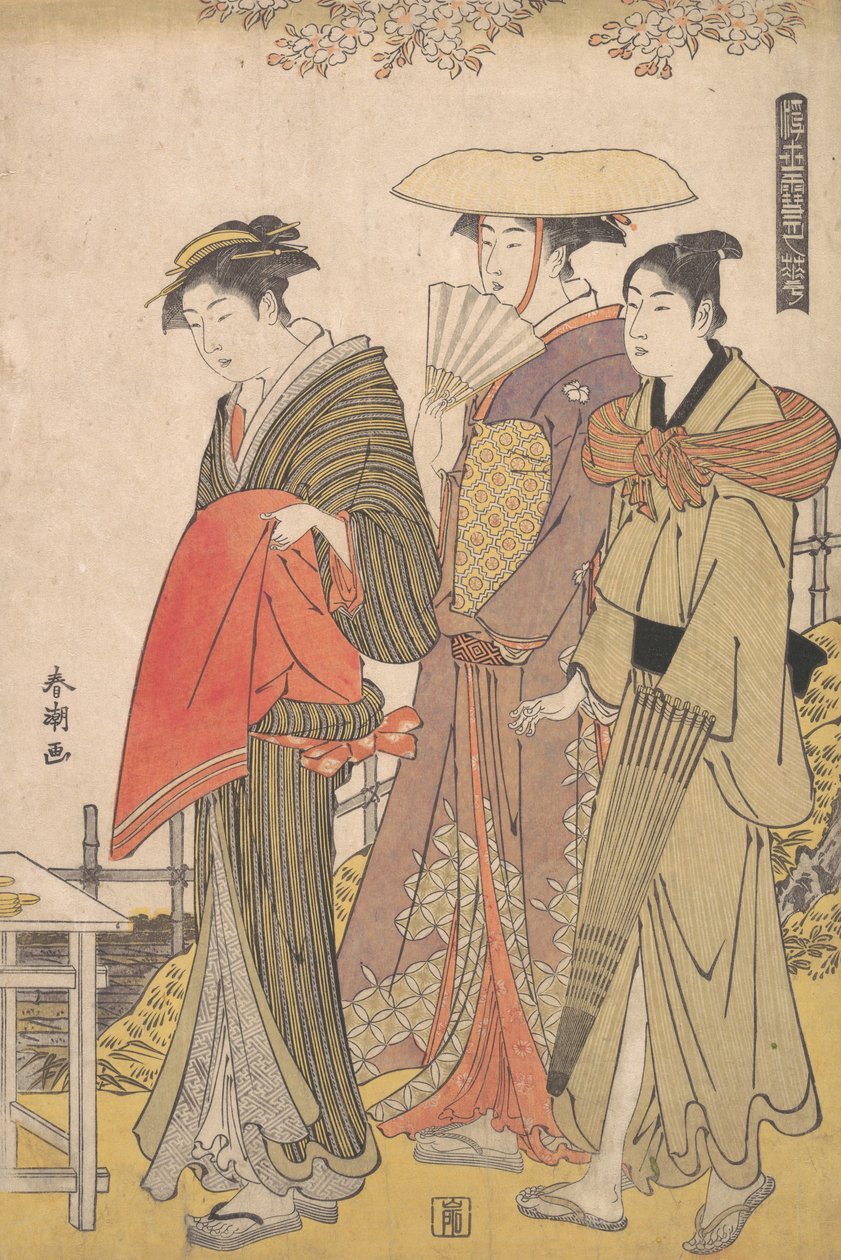 漂浮世界之美，1780-1795。 作者 胜川俊町