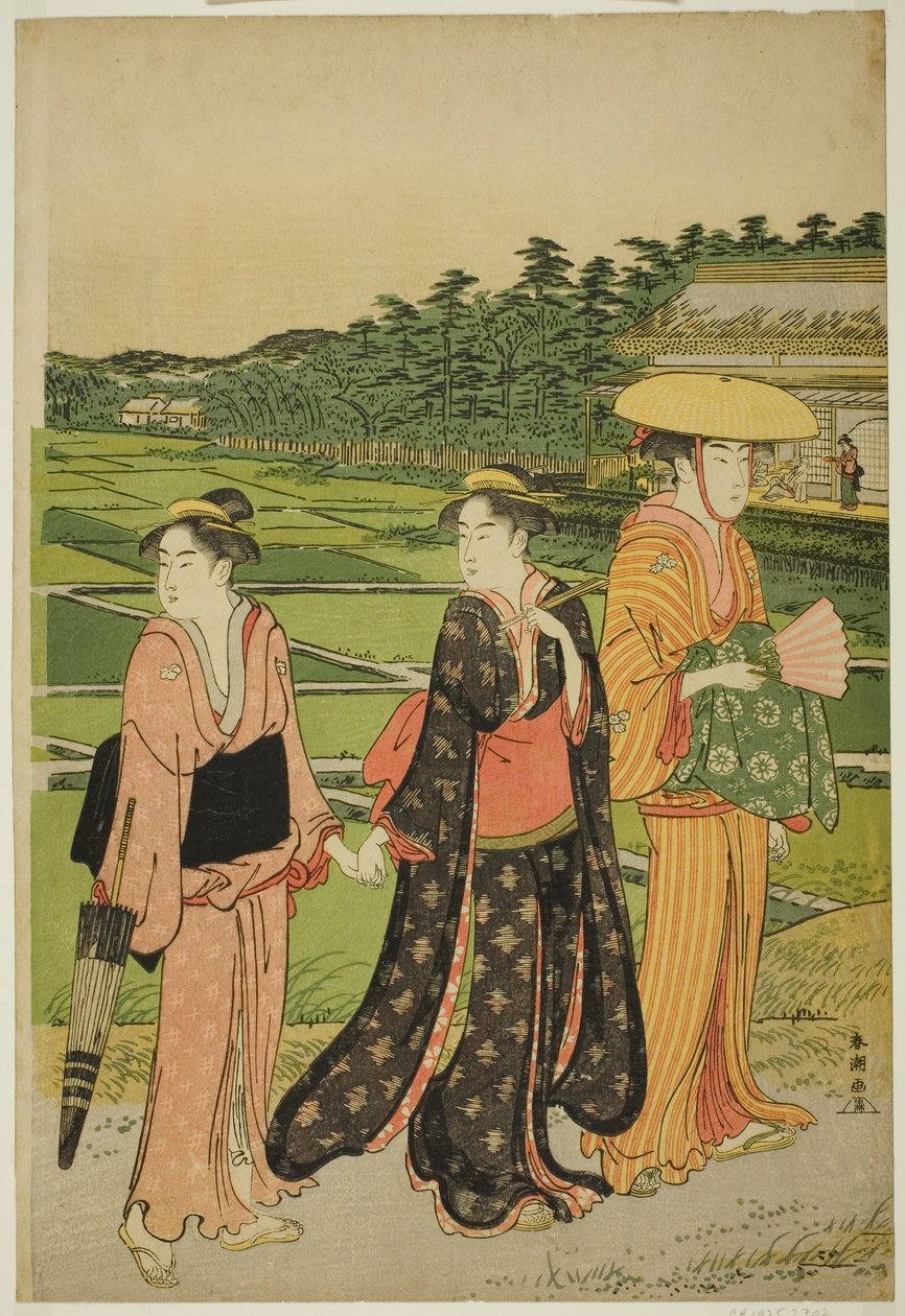 稻田附近的三个女人 作者 胜川俊町
