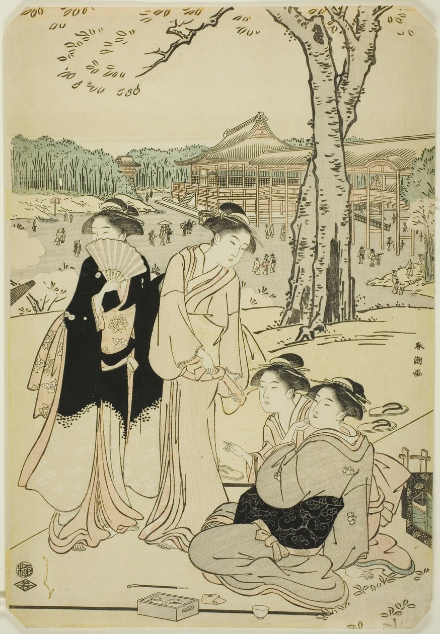 上野赏樱 作者 胜川俊町