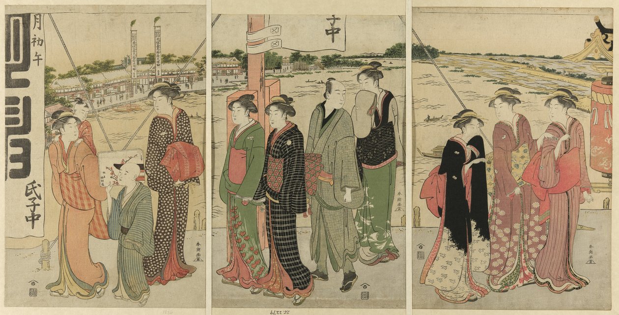 参拜正木稻荷神社 作者 胜川俊町