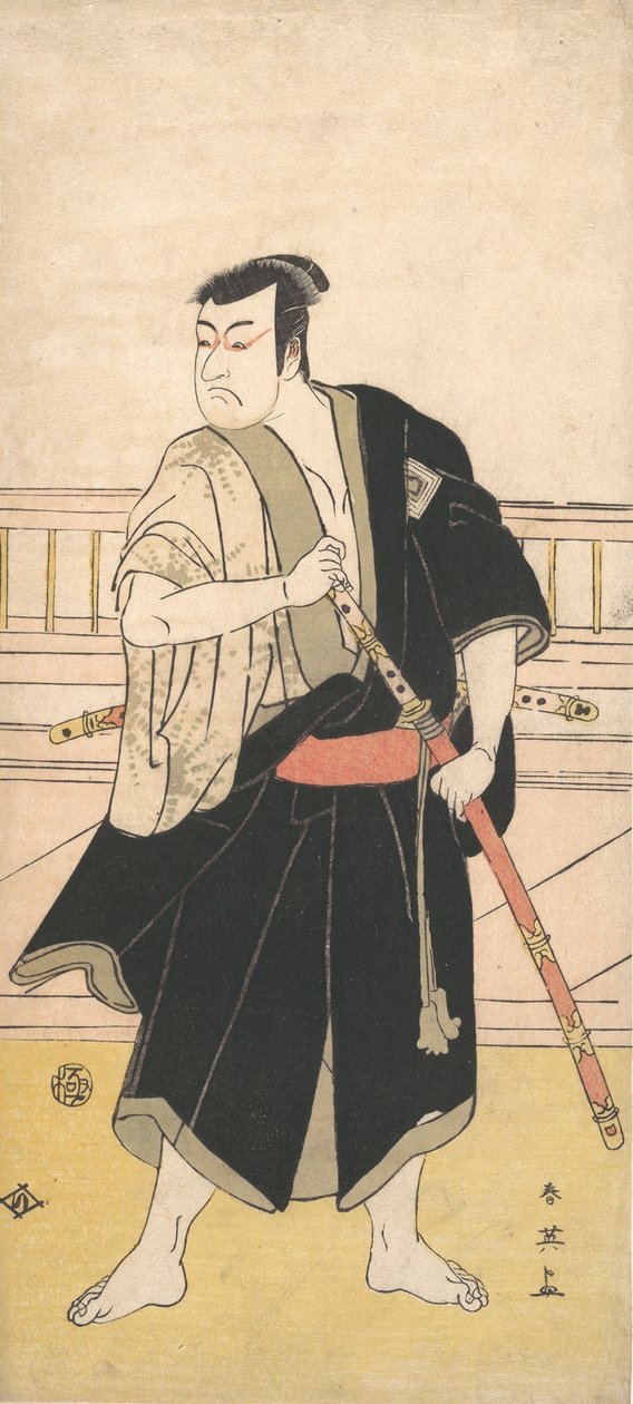 Ichikawa Monosuke II, 约。1790. 作者 胜川俊英
