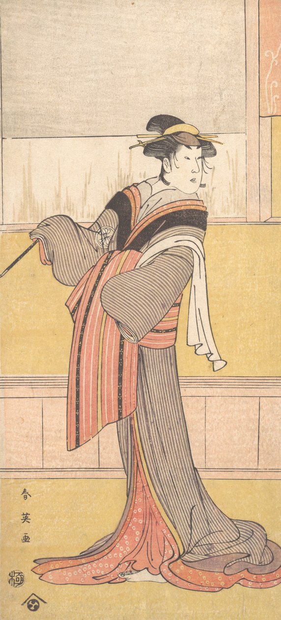 濑川喜久野三，约。1791. 作者 胜川俊英