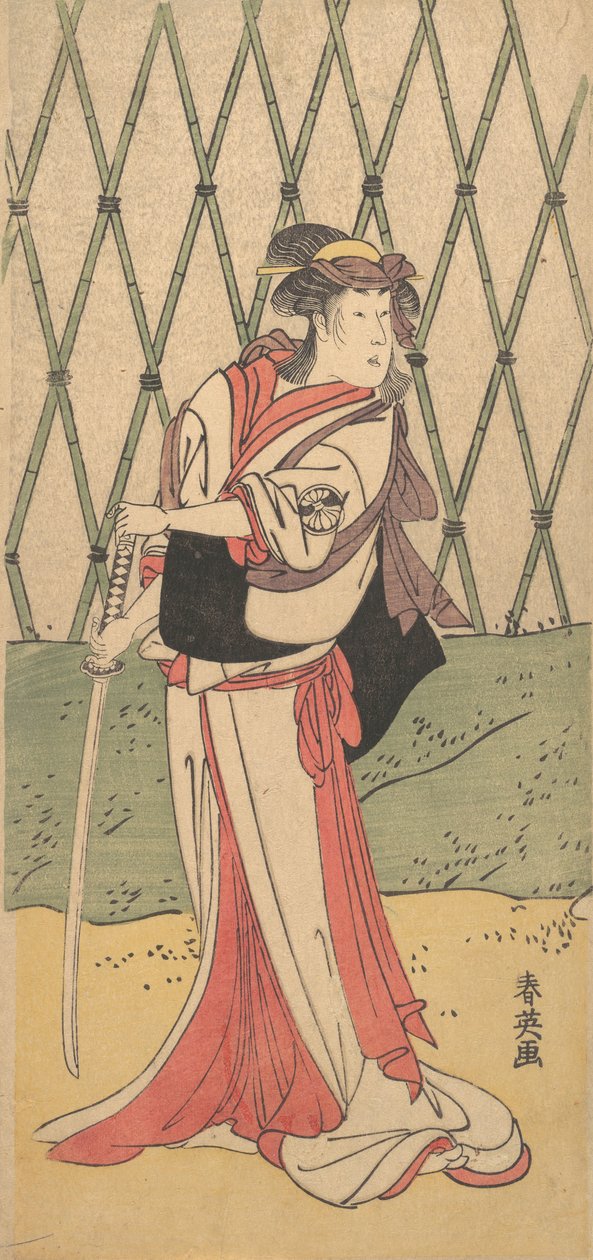濑川贵之，在女性角色中，1762-1819。 作者 胜川俊英