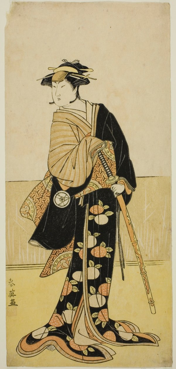 1787 年 8 月在 Kiri 剧场（？）上演的《Kanadehon Chushingura》（？ 作者 胜川俊英