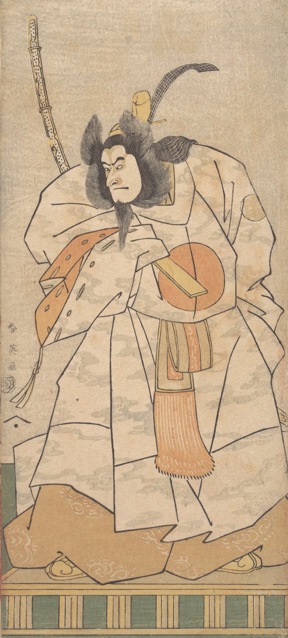 演员森田康八饰演的辰五郎，1794年关西6。 作者 胜川俊英
