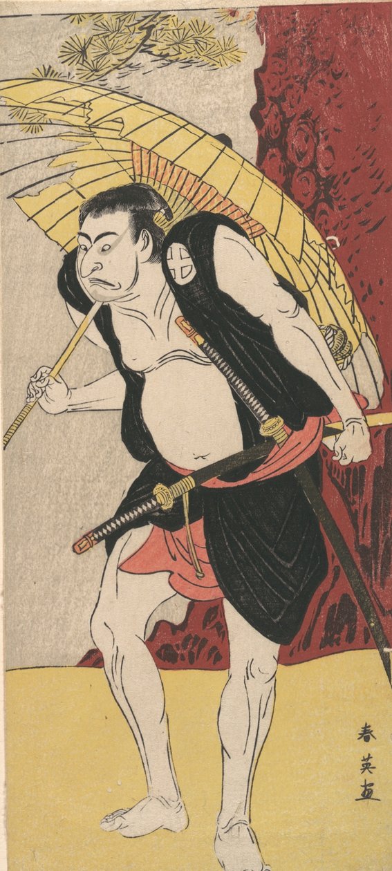 演员大谷翁二，1762-1819。 作者 胜川俊英