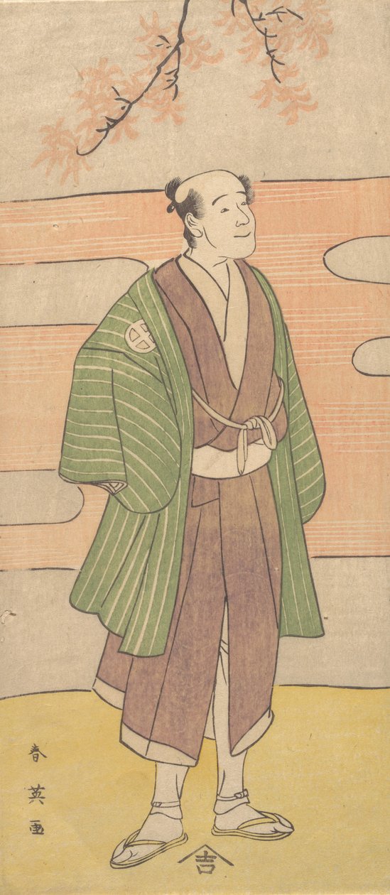 演员大谷翁二三世，1762-1819。 作者 胜川俊英