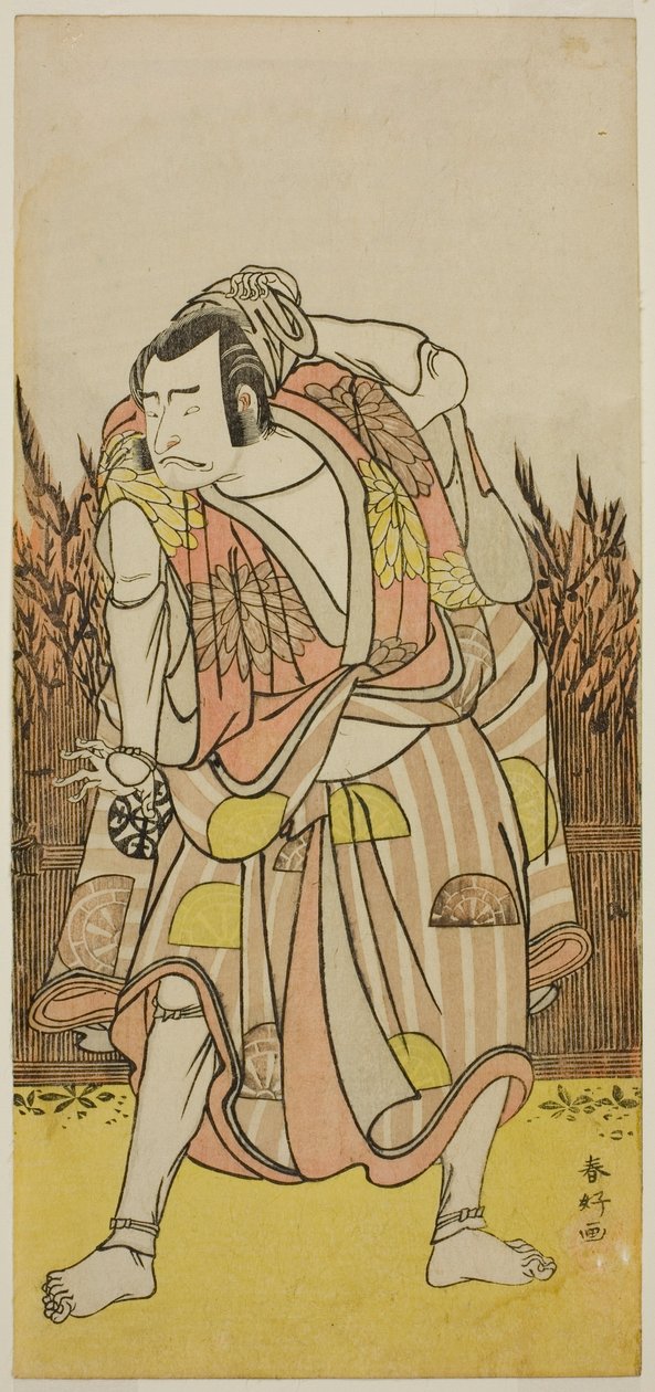 1775 年 4 月在中村剧场（？）上演的《奥州足立原》（？ 作者 胜川俊康®̄
