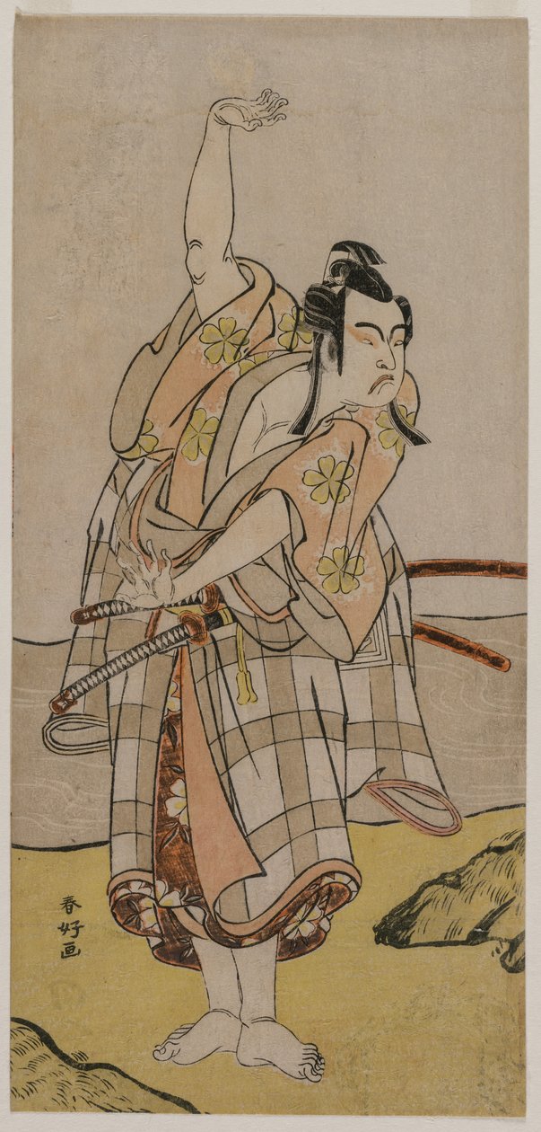 演员 Ichikawa Yaozō II 饰樱丸 作者 胜川俊子