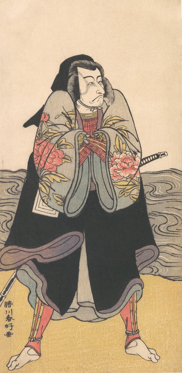 Ichikawa Danjuro V, 约1780年。 作者 胜川俊子