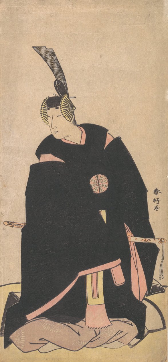 演员中村富三郎，约1790年。 作者 胜川俊子