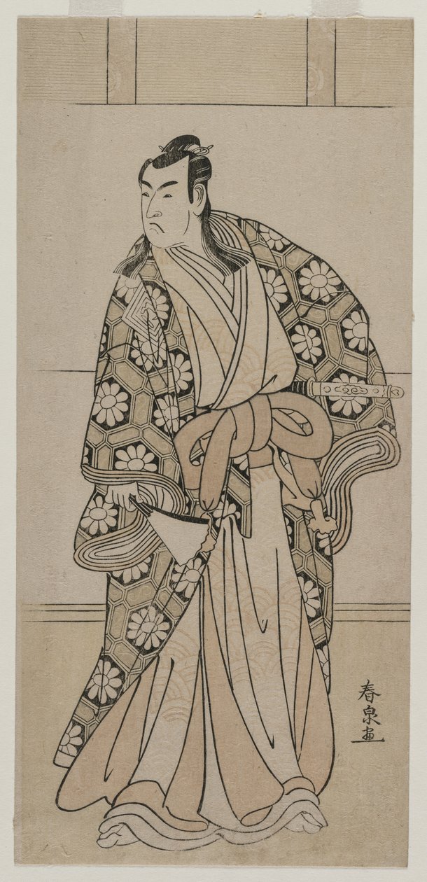 市川门之助二世（1780年代）阁下。 作者 胜川顺森