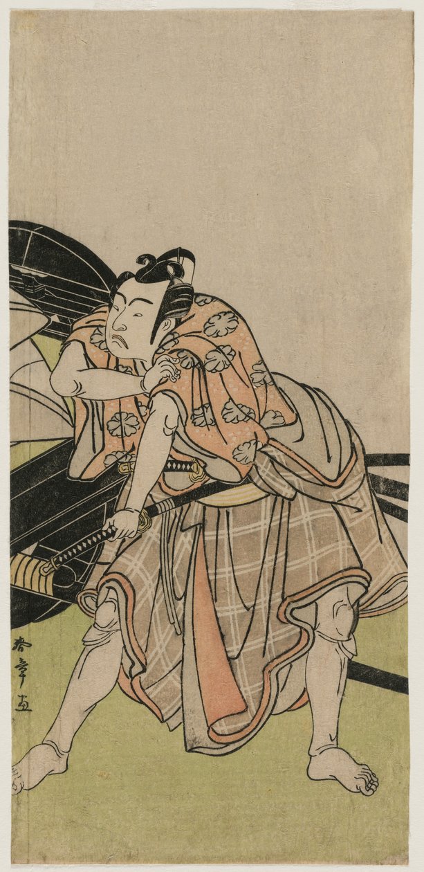 市川尧三二世（Sakuramaru），1776年。 作者 胜川俊章