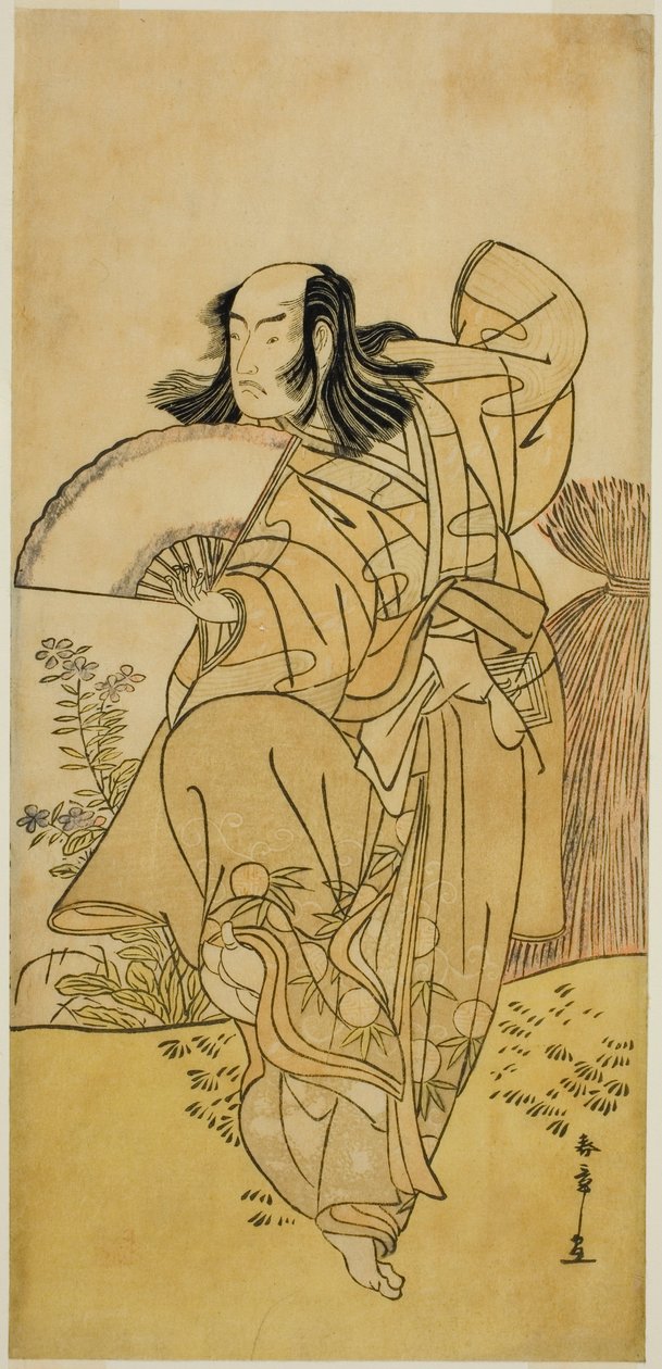 在 1786 年 11 月于中村剧场（？）上演的剧目《熊之花吉野的若木沙》（？ 作者 胜川俊章