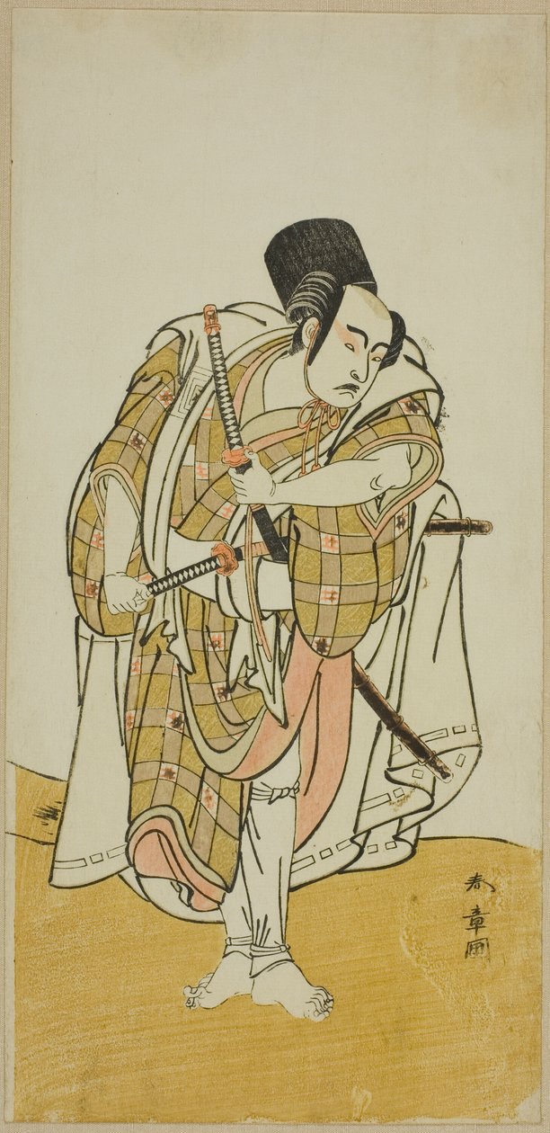 演员 Ichikawa Yaozo II (?) 作者 胜川俊章