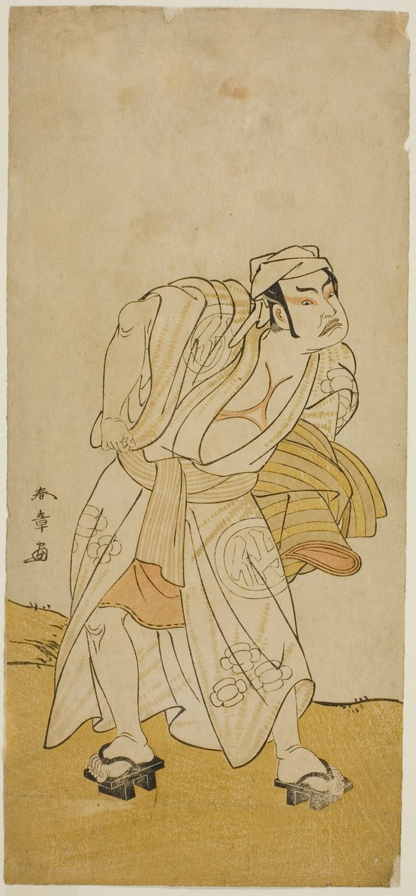 扮演不明角色的演员中村祐五郎二世 作者 胜川俊章