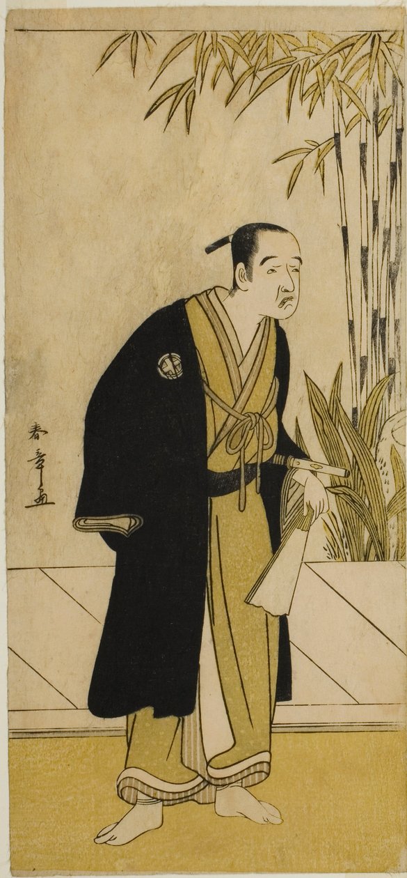 1777 年七月在森田剧场（？）演出的《Hono Nitta Daimyojin》（？ 作者 胜川俊章
